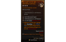 Legendary Amulet[Barbarian | *3 PitFighter | *34.5 MS | *18 ResistAll]