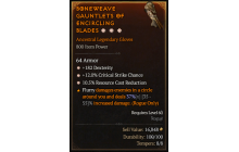 Legendary Gloves[*12 Crit | *10.5 RCR | *182 DEX]