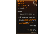 Legendary Gloves[TwistingBlades | *4 TwistingBlades | *12 Crit | 44 DMG_Crit]