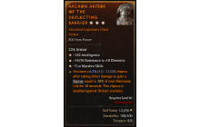 Legendary Chest Armor[Necromancer | *3 Macabre | *18 ResistAll | *182 INT]