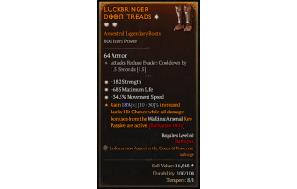 Legendary Boots[*34.5 MS | *182 STR | *685 Life]