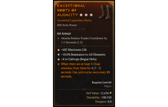 Legendary Boots[*18 ResistAll | *685 Life]