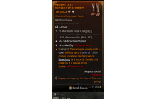 Legendary Boots[Barbarian | *4 WarCry | *34.5 MS | 450 Life]