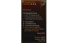 Legendary Two-Handed Axe[*150 DMG_Vulnerable | *363 INT | *1370 Life]