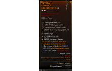 Legendary Two-Handed Mace[*210 DMG_Overpower | *363 STR | *1370 Life]