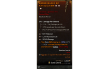 Legendary Two-Handed Mace[*105 DMG | *363 WP | *1370 Life]