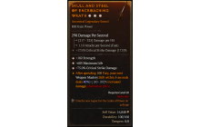 Legendary One-Handed Sword[*75 DMG_Crit | *182 STR | *685 Life]