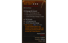 Legendary Polearm[*150 DMG_Vulnerable | *363 STR | *1370 Life]