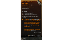 Legendary Gloves[*12 Crit | *15 ATKSPD]