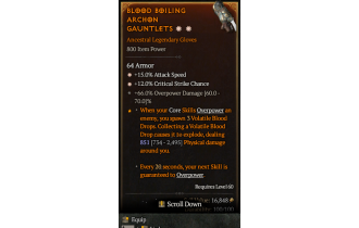 Legendary Gloves[*12 Crit | *15 ATKSPD]