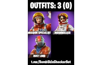 UNIQUE - Mission Specialist , Take The L  [3 Skins, 3 Axes, 3 Emotes, 5 Gliders and MORE!]