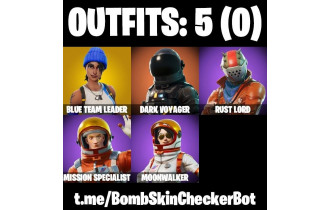 UNIQUE - Blue Team Leader, Take The L [5 Skins, 3 Axes, 6 Emotes, 6 Gliders and MORE!]