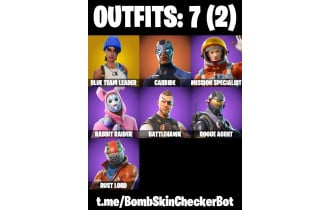 UNIQUE - Blue Team Leader , Take The L [7 Skins, 5 Axes, 8 Emotes, 9 Gliders and MORE!]