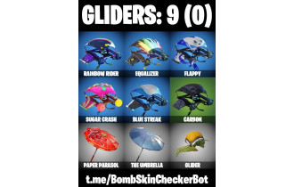 UNIQUE - Blue Team Leader , Take The L [7 Skins, 5 Axes, 8 Emotes, 9 Gliders and MORE!]