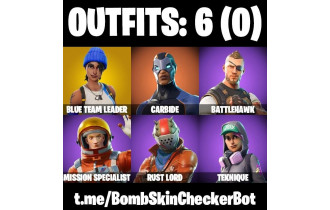 UNIQUE - Blue Team Leader, Take The L [6 Skins, 5 Axes, 7 Emotes, 10 Gliders and MORE!]