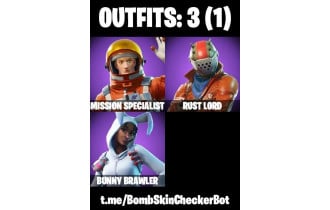 UNIQUE - Mission Specialist, Take The L [3 Skins, 2 Axes, 3 Emotes, 5 Gliders and MORE!]