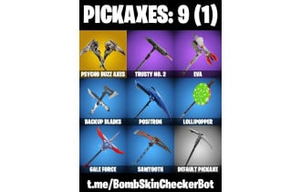 UNIQUE -  The Reaper, Psycho Bandit [10 Skins, 9 Axes, 12 Emotes, 10 Gliders and MORE!]