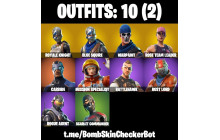 UNIQUE - Blue Squire, Royale Knight [10 Skins, 9 Axes, 15 Emotes, 16 Gliders and MORE!]