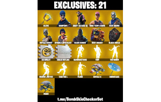 UNIQUE - Black Knight, Sparkle Specialist [16 Skins, 12 Axes, 19 Emotes, 18 Gliders and MORE!]