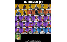 UNIQUE - The Reaper,  Elite Agent  [31 Skins, 20 Axes, 25 Emotes, 18 Gliders and MORE!]