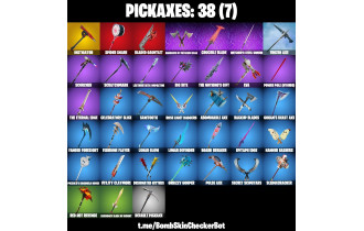 UNIQUE - Blue Squire, Take The L [40 Skins, 38 Axes, 27 Emotes, 36 Gliders and MORE!]