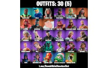 UNIQUE - Omegarok, Kado Thorne [30 Skins, 28 Axes, 35 Emotes, 29 Gliders and MORE!]