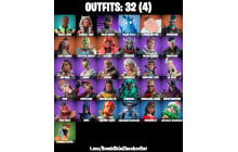 UNIQUE - Omegarok,  Kado Thorne [32 Skins, 41 Axes, 45 Emotes, 37 Gliders and MORE!]