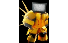 Solar Flare TV Man [Toilet Tower Defense Item]