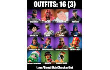 UNIQUE - Valeria, Peter Griffin  [16 Skins, 20 Axes, 25 Emotes, 27 Gliders and MORE!]