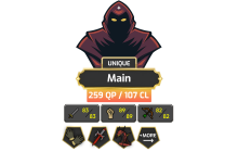 Main | TTL: 1680 | CL: 107 | QP: 259 [B Gloves, Defender, DS2, Fire Cape, Piety, Void, MM2, Torso, Mithril Gloves + MORE!]