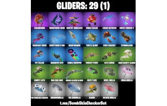 UNIQUE - Blaze , Bugha [17 Skins, 28 Axes, 19 Emotes, 29 Gliders and MORE!]