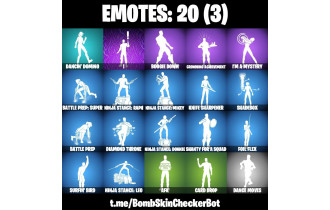 UNIQUE - Valeria , Solid Snake [19 Skins, 16 Axes, 20 Emotes, 14 Gliders and MORE!]