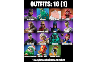 UNIQUE - Valeria, Peter Griffin [16 Skins, 16 Axes, 20 Emotes, 14 Gliders and MORE!]