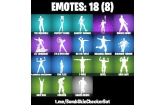 UNIQUE -  Renegade Lynx , Spectra Knight  [17 Skins, 14 Axes, 18 Emotes, 16 Gliders and MORE!]