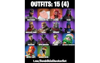 UNIQUE - Valeria, Peter Griffin [15 Skins, 20 Axes, 30 Emotes, 20 Gliders and MORE!]