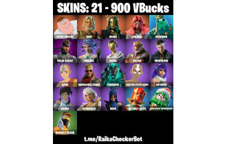 UNIQUE - Zeus , Peter Griffin  [21 Skins, 900 Vbucks, 31 Axes, 31 Emotes, 39 Gliders and MORE!]