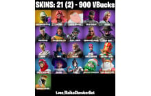 UNIQUE - Valeria, Peter Griffin [21 Skins, 900 Vbucks, 21 Axes, 24 Emotes, 30 Gliders and MORE!]