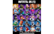 UNIQUE - Nezumi , Paradigm (Reality-659)  [25 Skins, 37 Axes, 29 Emotes, 39 Gliders and MORE!]