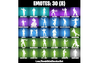 UNIQUE - Inferno, The Ageless  [26 Skins, 43 Axes, 30 Emotes, 45 Gliders and MORE!]