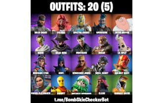 UNIQUE - Peter Griffin, Valeria [20 Skins, 22 Axes, 17 Emotes, 23 Gliders and MORE!]