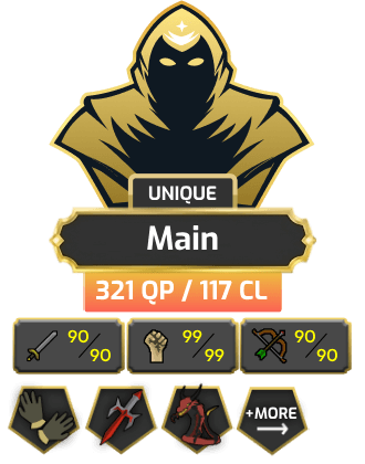 Main | TTL: 1731 | CL: 117 | QP: 321 [B Gloves, Defender, DS2, Fire Cape, Quest Cape, Graceful, MM2, DT2 + MORE!]