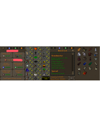 Main | TTL: 1731 | CL: 117 | QP: 321 [B Gloves, Defender, DS2, Fire Cape, Quest Cape, Graceful, MM2, DT2 + MORE!]