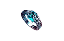 Heartbound Loop Pearl Ring [Unique (Random)]