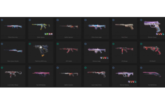 UNIQUE - Unranked - 2x Knife Skins [17 Agents, LVL 60,  Glitchpop Vandal and MORE!]