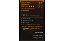 Legendary Boots[*352 Armor | *182 DEX | *685 Life]