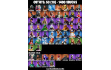 UNIQUE - Mandalorian [50 Skins, 1400 Vbucks, 63 Axes, 58 Emotes, 67 Gliders and MORE!]