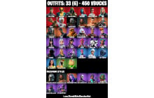 UNIQUE - Mandalorian Beskar, Tony Stark [33 Skins, 450 Vbucks, 38 Axes, 25 Emotes, 35 Gliders and MORE!]