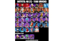 UNIQUE - Spider Man [40 Skins, 1100 Vbucks, 47 Axes, 30 Emotes, 44 Gliders and MORE!]