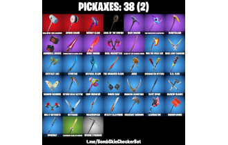 UNIQUE - Spider Man [24 Skins, 500 Vbucks, 38 Axes, 28 Emotes, 38 Gliders and MORE!]