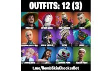 UNIQUE - Spider Gwen, MrBeast  [12 Skins, 18 Axes, 14 Emotes, 23 Gliders and MORE!]